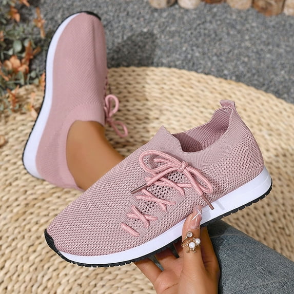TIREOW Waterproof Safety Lace Up Sneakers for Women Walking Shoes Non Slip Lightweight Casual Breathable Comfortable Tennis Warehouse Shoes Work Shopping Travel