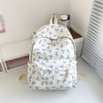 thumbnail image 1 of TIREOW Women Bow Backpack Coquette Large Capacity Kawaii Aesthetic Japanese Nylon Backpack Cute College Laptop Bag Fashion Travel Daypack with Cute Accessories, 1 of 8