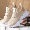 thumbnail image 1 of TIREOW Women’s Fashion Athletic Running Slip-on Sneakers - Breathable Mesh Lace - Up Shoes with White Soft Sole and Stylish Accents​ Tennis Sneakers, 1 of 7