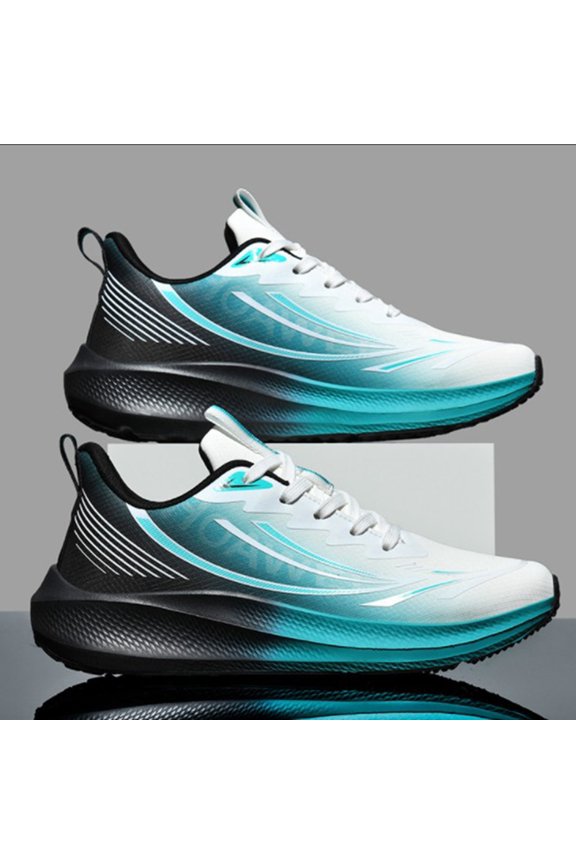 Women's Mens High Top Shoes Cushion Comfortable ActiveBreeze Walking Running Tennis Shoes Non-Slip Workout Gym Sports Athletic Breathable Fashion Sneakers (9, White)