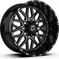 thumbnail image 1 of TIS 548BM 20x12 6x135/6x139.7 -44et Machined Gloss Black Wheel Fits select: 2015-2016 FORD F150, 2014-2018 CHEVROLET SILVERADO, 1 of 5