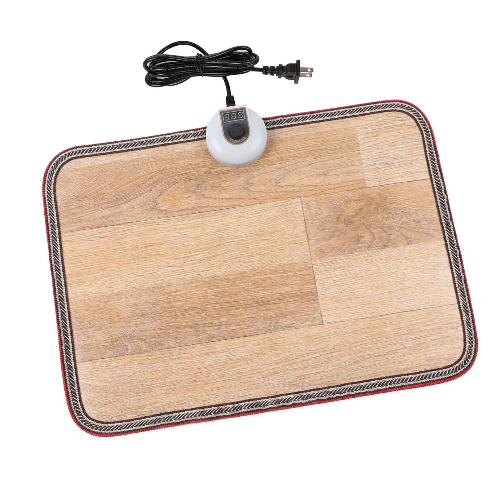 TISHIJIE Electric Heated Foot Warmer Mat Toes Warming Heater Heated Floor Mats Under Desk for Office and Home Walmart