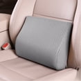 thumbnail image 1 of TISHIJIE Memory Foam Lumbar Support Pillow for Car - Mid/Lower Back Support Cushion - for Car Seat, Office Chair, Recliner Etc., 1 of 6