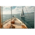 thumbnail image 1 of TISHIRON 3PCS Framed Canvas Wall Art Set,42"x28" White Sails on The High Seas Canvas Art Decor, 1 of 7
