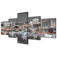 thumbnail image 1 of TISHIRON 5PCS Framed Canvas Wall Art Set,50"x24" Colorado Springs Panoramic Cityscape Canvas Art Decor, 1 of 7