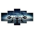 thumbnail image 1 of TISHIRON 5PCS Framed Canvas Wall Art Set,60"x32" SR-71 Blackbird Strategic Aircraft Canvas Art Decor, 1 of 7