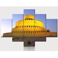 thumbnail image 1 of TISHIRON 5PCS Framed Canvas Wall Art Set,60"x40" Al Jahili Fort Canvas Art Decor, 1 of 7