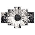 thumbnail image 1 of TISHIRON 5PCS Framed Canvas Wall Art Set,60"x40" Blooming Daisy Flower Canvas Art Decor, 1 of 7
