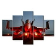 thumbnail image 1 of TISHIRON 5PCS Framed Canvas Wall Art Set,60"x40" Hornet Strike Fighter Airplane Canvas Art Decor, 1 of 7