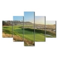 thumbnail image 1 of TISHIRON 5PCS Framed Canvas Wall Art Set,60"x40" Spyglass Hill Golf Course Canvas Art Decor, 1 of 7