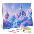 thumbnail image 1 of TISHIRON Diamond Art Painting Kits,12x16 inch 5D DIY Fairy tale Bubble Castle Diamond Art Crafts Kit for Adults and Kids Beginners, 1 of 8