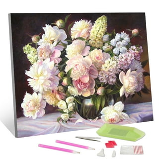 Flowers Butterfly Diamond Painting Kits for Adults Beginners 12 X 16 Inch