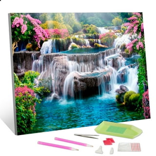 DIY Diamond painting Beautiful architectural scenery 5D DIY Diamond Art Kits  for Adults Beginners Full drilling Diamond Dots Painting Arts Craft for  Home poster Wall Art Decor 30*40cm rimless