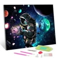 thumbnail image 1 of TISHIRON Diamond Painting Kits,12x16 inch 5D DIY Outer Space Planet Astronaut Diamond Art Crafts Kit for Home Wall Decor Gift, 1 of 8