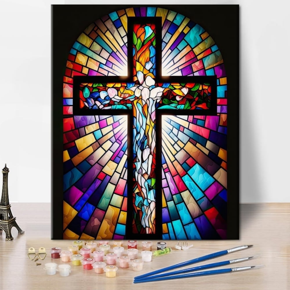TISHIRON Paint by Numbers for Adults,16x20 inch Canvas Wall Art