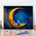 thumbnail image 1 of TISHIRON Paint by Numbers for Adults,16x20 inch Canvas Wall Art Moon and Maiden Oil Painting by Numbers Kit for Home Wall Decor (Frameless), 1 of 6