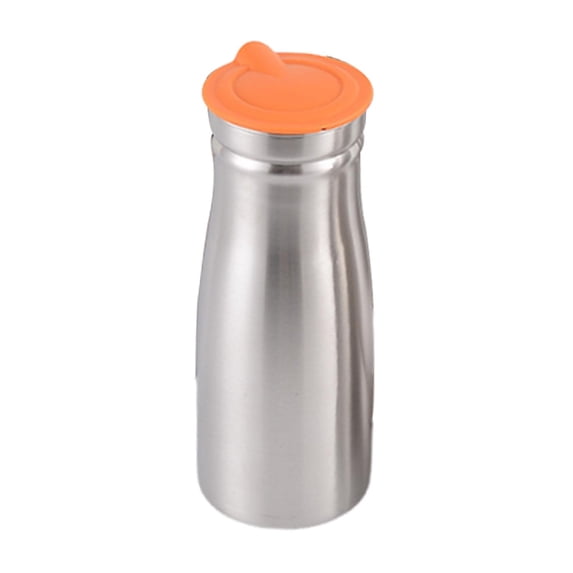 TISHITA 1000ml Stainless Steel Cold Water Pitcher 3.3x9inch Multifunctional for Commercial Use Large Capacity Sturdy Drinks Container Orange