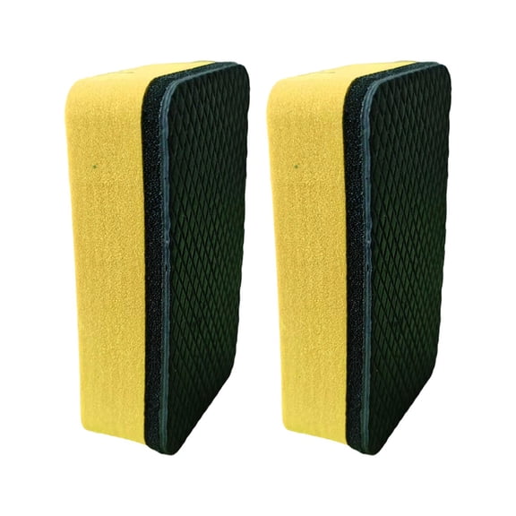 TISHITA 2 Pieces Car Cleaning Blocks Clay Pads Car Wash Towels Stain Removal Cloth Volcanic Mud Durable Material Suitable for Car Kitchen Restaurant Cleaning Yellow