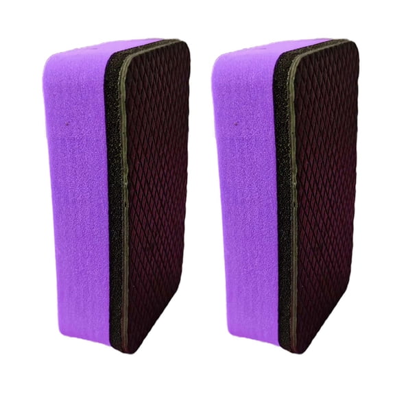 TISHITA 2 Pieces Car Cleaning Blocks Clay Pads Car Wash Towels Stain Removal Cloth Volcanic Mud Durable Material Suitable for Car Kitchen Restaurant Cleaning Purple