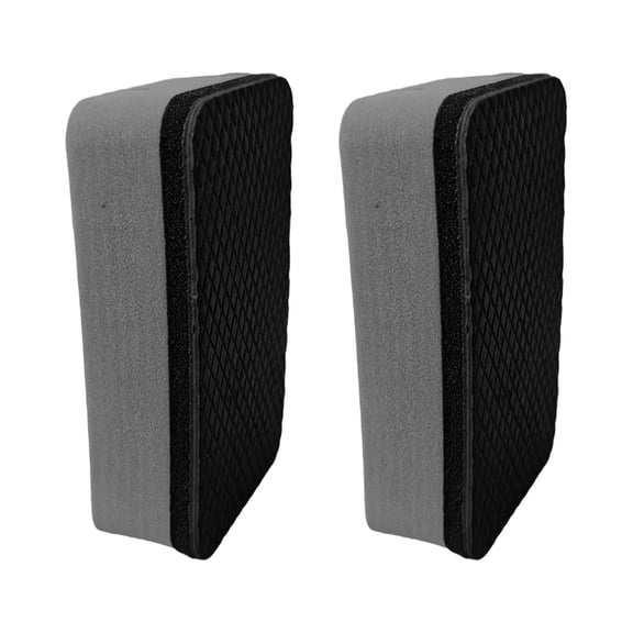TISHITA 2 Pieces Car Cleaning Blocks Clay Pads Car Wash Towels Stain Removal Cloth Volcanic Mud Durable Material Suitable for Car Kitchen Restaurant Cleaning Black