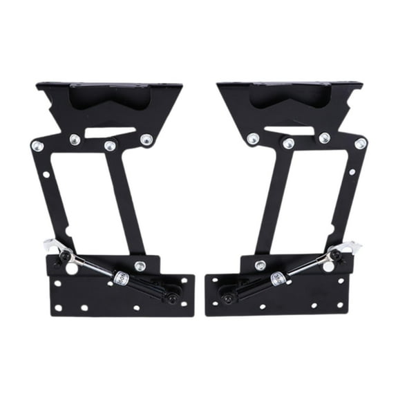 TISHITA 2 Pieces Coffee Table Hydraulic Hinge Height Adjuster Easy to Install Furniture Hardware Hydraulic Lift Support for Household