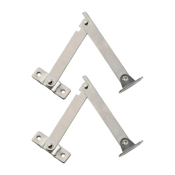 TISHITA 2 Pieces Lid Support Hinges Kitchen Cupboard Support Hinge Lid Flap Stay System Cabinet Door Lift up Strut for Cupboard Chest M