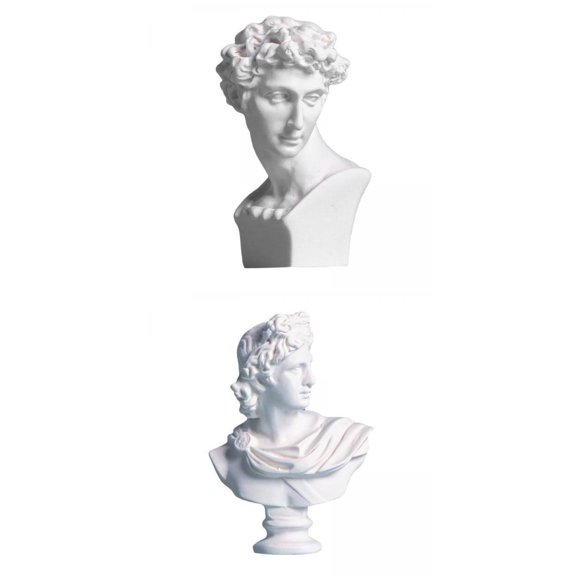 TISHITA 2 Pieces Mythology Figurine Statue Retro Art Resin Sculpture