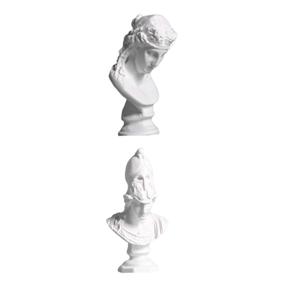 TISHITA 2x Greek Mythology Figurine Statue Retro Sculpture