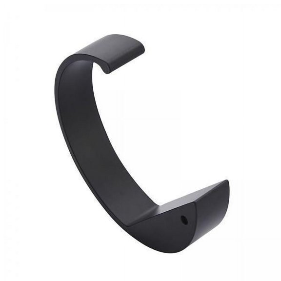 TISHITA 2x Hanging Bag Hook Aluminum Desk Side Hanging Hook Desktop Hook Holder for Portable Office Computer Desk Bedside Table , Black, 3 Pcs