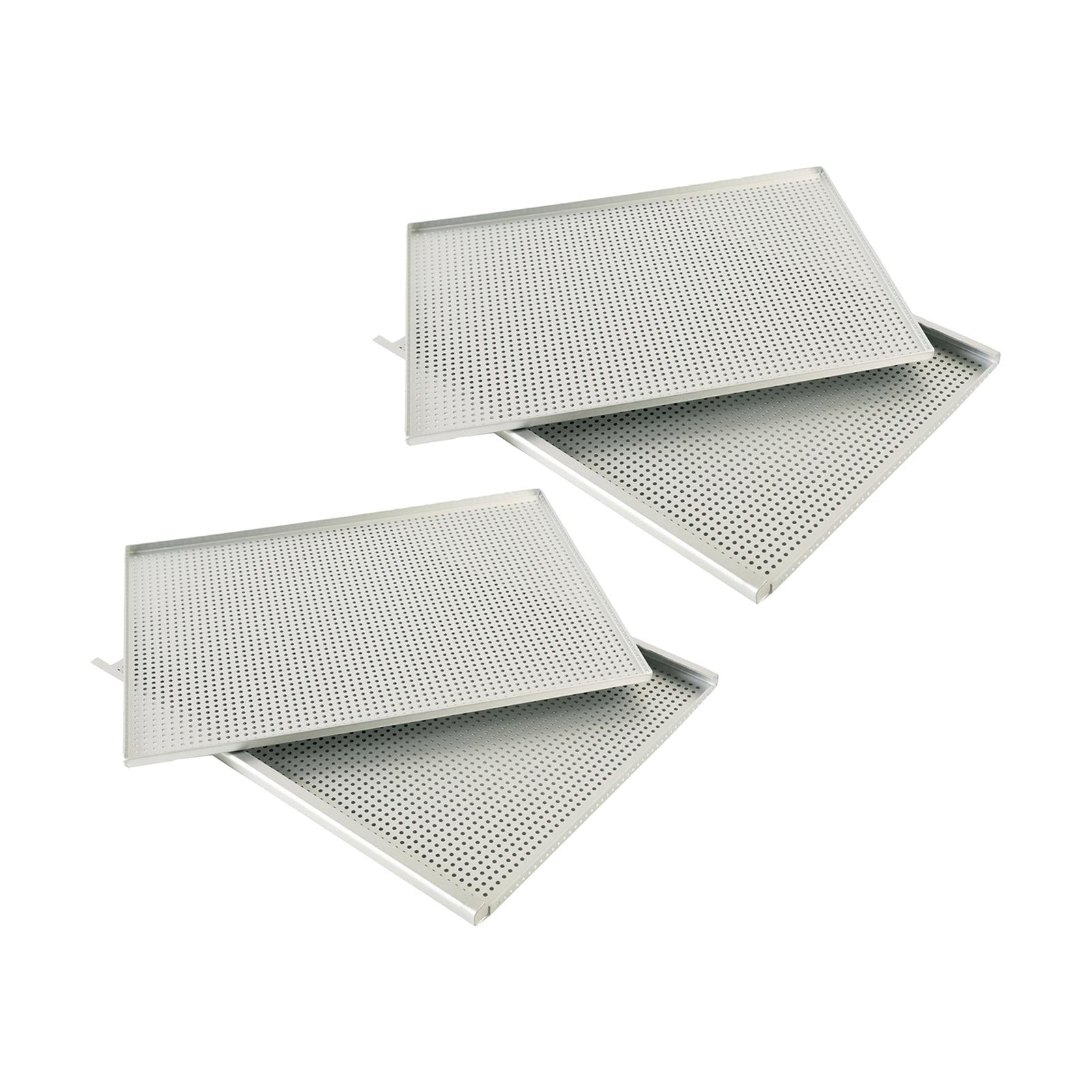 TISHITA 2x Oven Baking Sheet Puff Pastry Baking Tray Easy Clean Sturdy Cake Pan Baking Tool Millefeuille Baking Pan Baking Pan for Bread