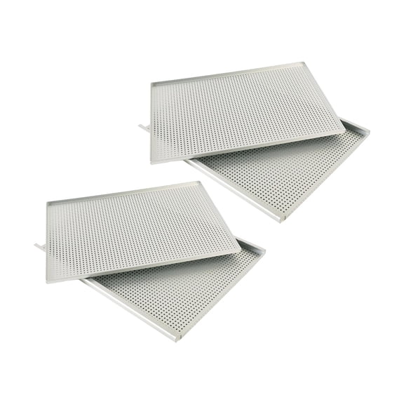 TISHITA 2x Oven Baking Sheet Puff Pastry Baking Tray Easy Clean Sturdy Cake Pan Baking Tool Millefeuille Baking Pan Baking Pan for Bread
