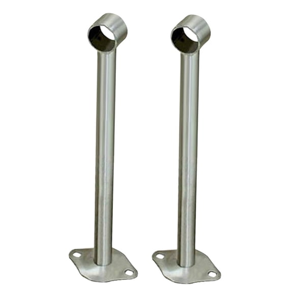 TISHITA 2x Stainless Guard Hose Lever Support Cupboard Rod Bracket , as described, 300mm