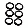 thumbnail image 1 of TISHITA 2x6Pcs E26 Outer Rings Bulb Holder Lamp Shade Adapter E27 Lamp Cap Rings Ferrule black, 1 of 8
