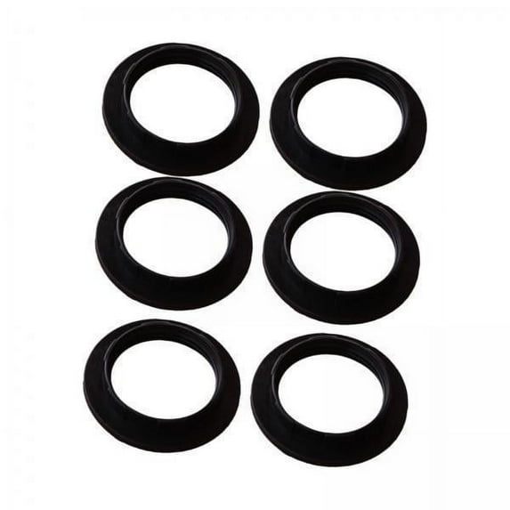 TISHITA 2x6Pcs E26 Outer Rings Bulb Holder Lamp Shade Adapter E27 Lamp Cap Rings Ferrule black
