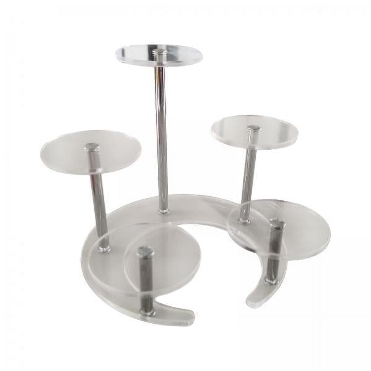 TISHITA 2xAcrylic Riser Display Stand Figures Storage Display Stand for ...