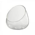 thumbnail image 1 of TISHITA 2xClear Slant Cut Bowl Glass Vase Mini Candy Bowl Jar for Tabletop Home Decor, 1 of 8
