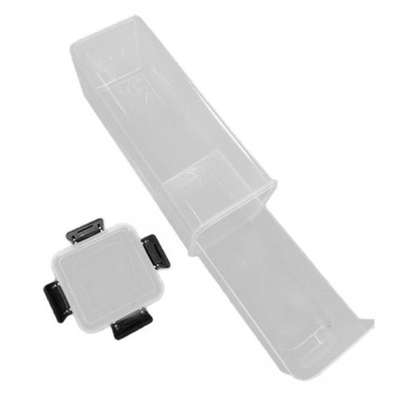 TISHITA 2xFresh Bread Storage Container Sandwich Bread Holder for Camping Trips Hiking
