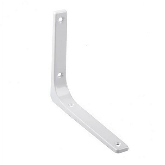 TISHITA 2xHeavy Duty Shelf Bracket Wall Hanging Shelve L Shaped Brackets White 6Inch , White 6Inch, 4 Pcs