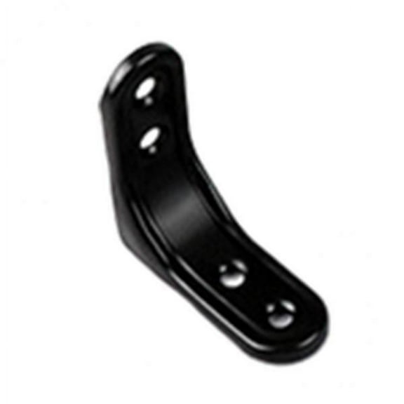 TISHITA 2xHeavy Duty Shelf Bracket Wall Hanging Shelve d Brackets Black 2Inch , Black 2Inch, 2 Pcs