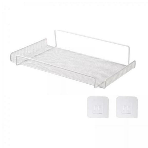 TISHITA 2xRouter Shelf Parts Iron Wall Shelf for DVD Player TV Accessories Living Room White