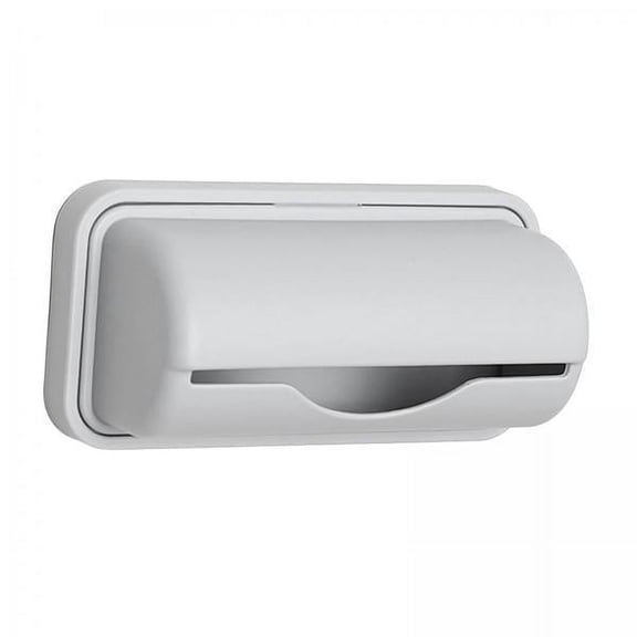 TISHITA 2xTrash Bag Dispenser, Roll Holder Garbage Bag Storage Box, Wall Mounted Hanging Multipurpose Garbage Bag Dispenser for Pantry Household , small grey, 3 Pcs