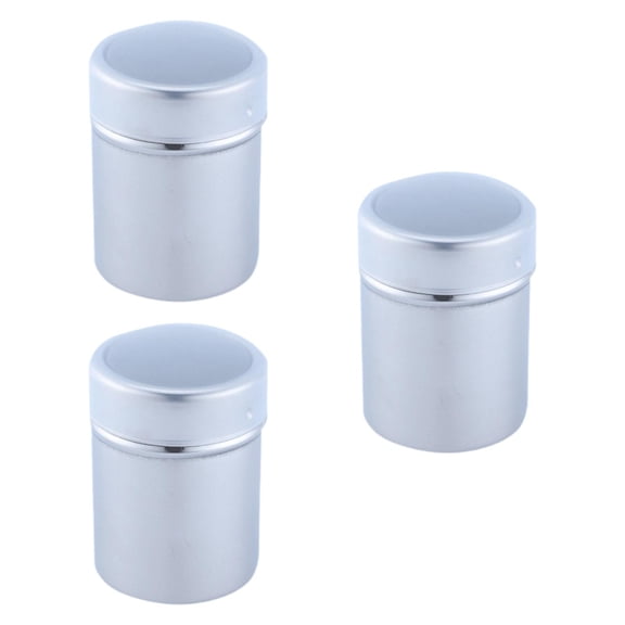 TISHITA 3 Pieces Chocolate Shaker Fine Mesh Powder Shaker Shaker Sprinkler for Restaurant Cooking Baking Flour Cupcake 6.8cmx12.5cm
