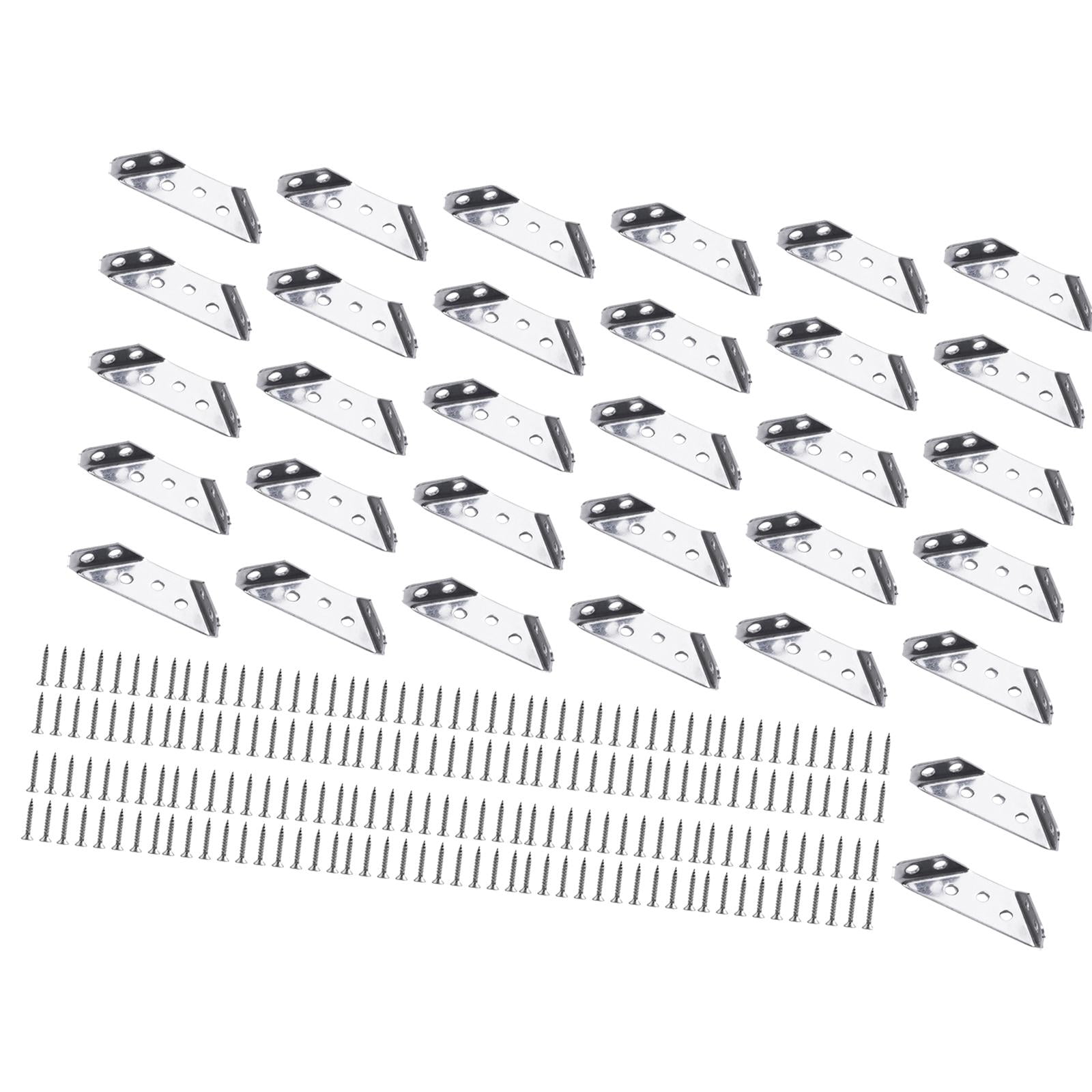 TISHITA 32 Pieces Corner Joint Angle Code Brackets, Furniture Shelf ...
