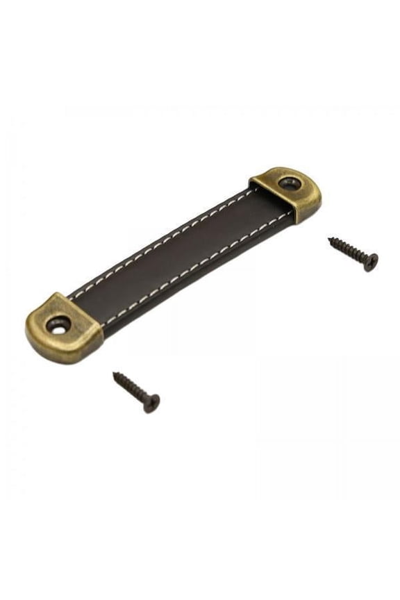 5X PU Leather Luggage Handle Handle Replace Cabinet Pulls Black