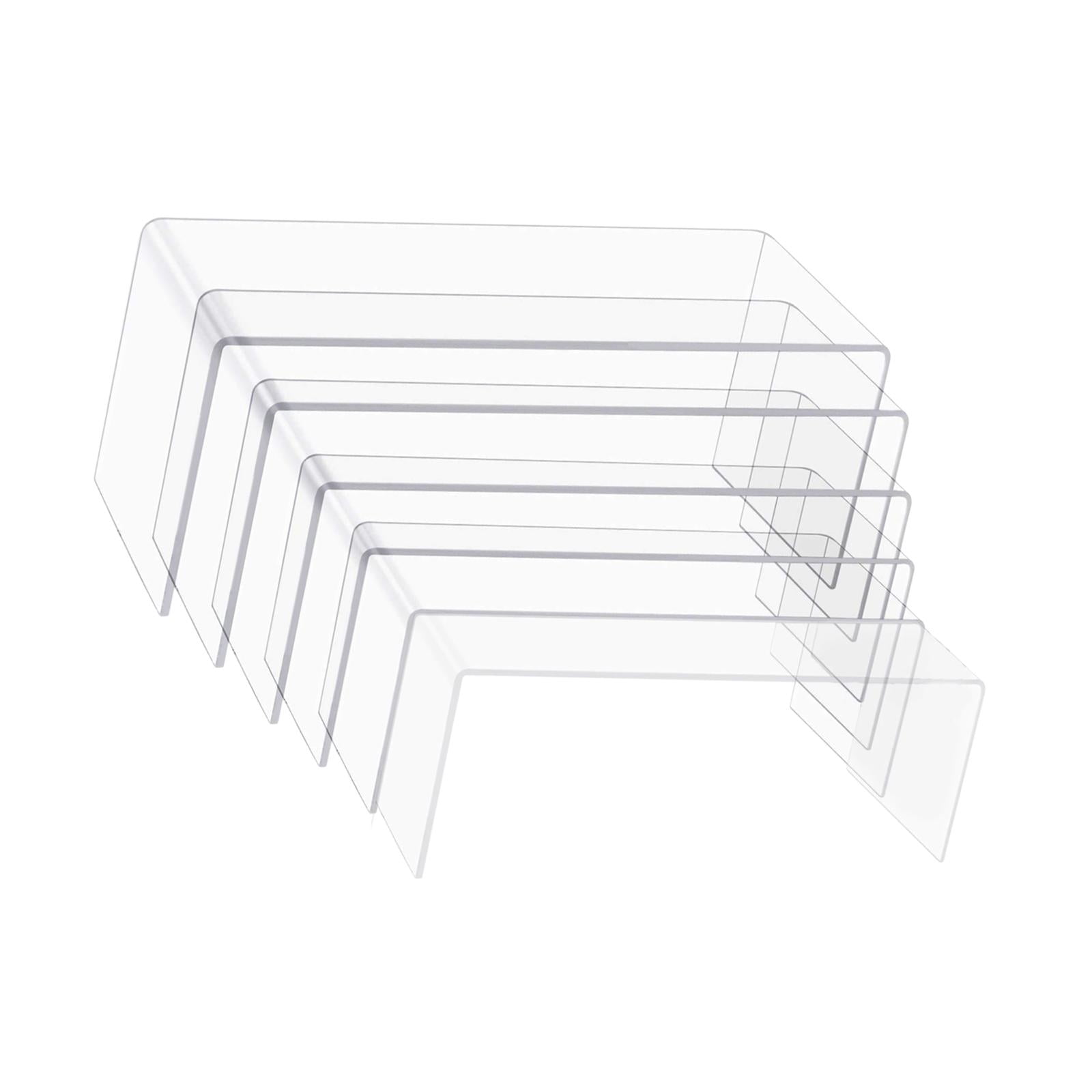 TISHITA 6 Pieces Acrylic Display Dessert Table Display Set Perfume ...
