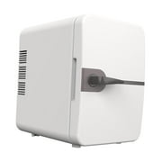 TISHITA 6L Mini Fridge USB Power Supply Thermoelectric and Warmer Beverage Refrigerator for Bar Camping Home Rvs Divers White