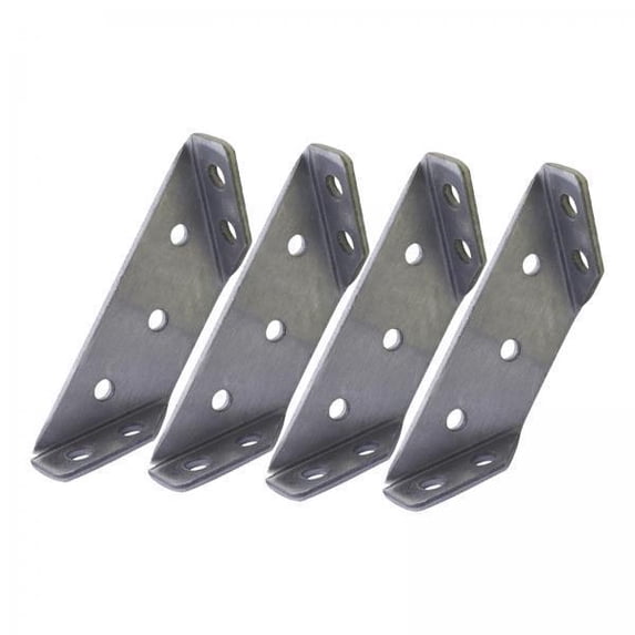 TISHITA 6x4 Pieces Corner Joint Protector Angle Brackets for Table Wood Cabinet
