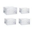 thumbnail image 1 of TISHITA Acrylic Cube Display Box Riser ,Nesting Riser Stands, 5 Sided Table Stand,Buffet Riser Food Riser for Dessert Action Figures 4 piece set, 1 of 8