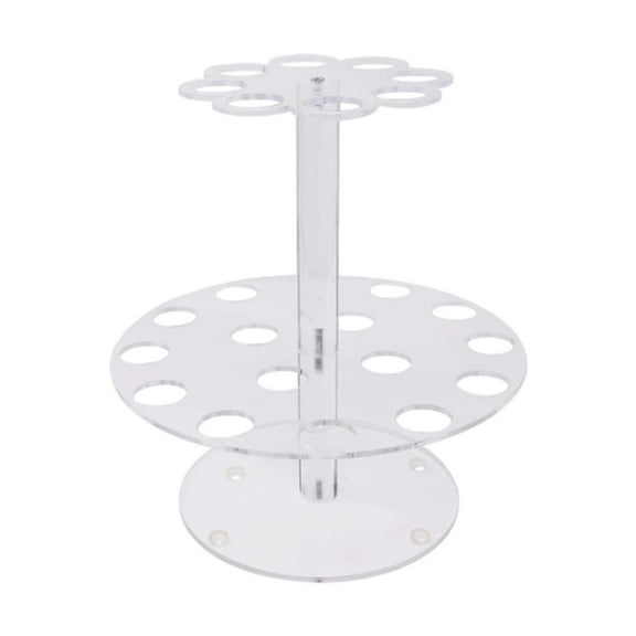 TISHITA Acrylic Ice Cream Cone Holder Clear Cupcake Display Stand for Buffet Kitchen
