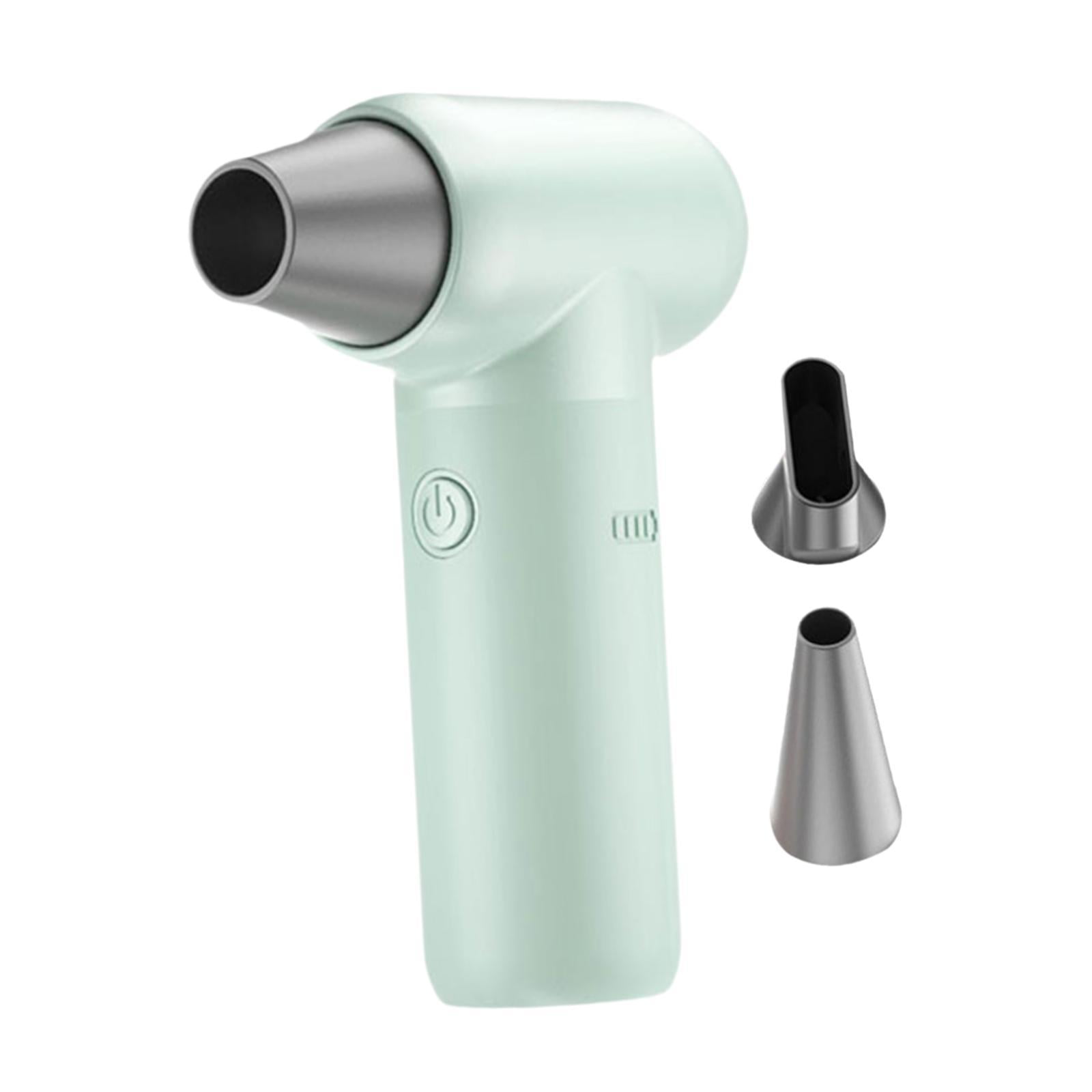 TISHITA Air Duster Cordless fan Portable Quick Dry Engine Fan Dust Blower for Pet Hair Drying Laptop Computer Cleaning Salon Car Green